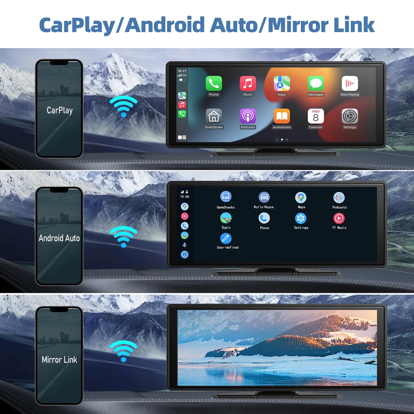 Pantalla Universal con CarPlay™