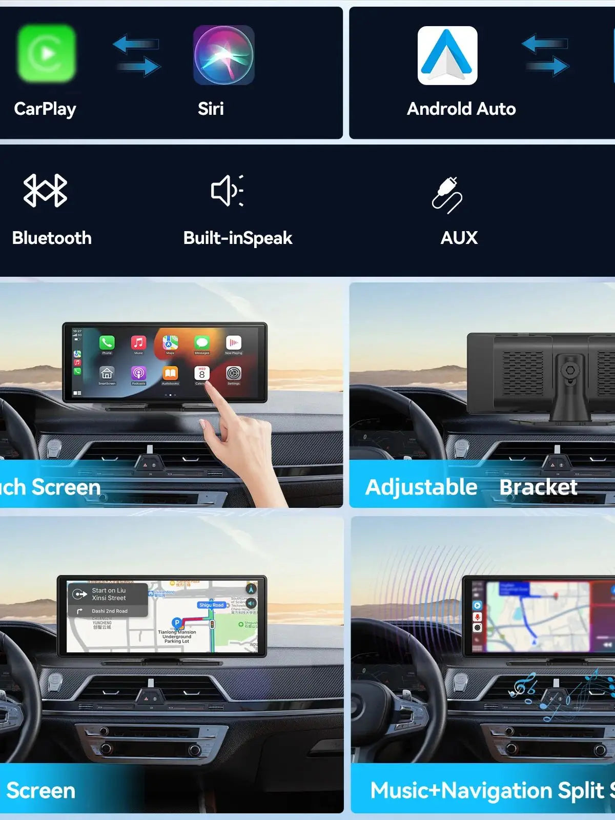 Pantalla Universal con CarPlay™