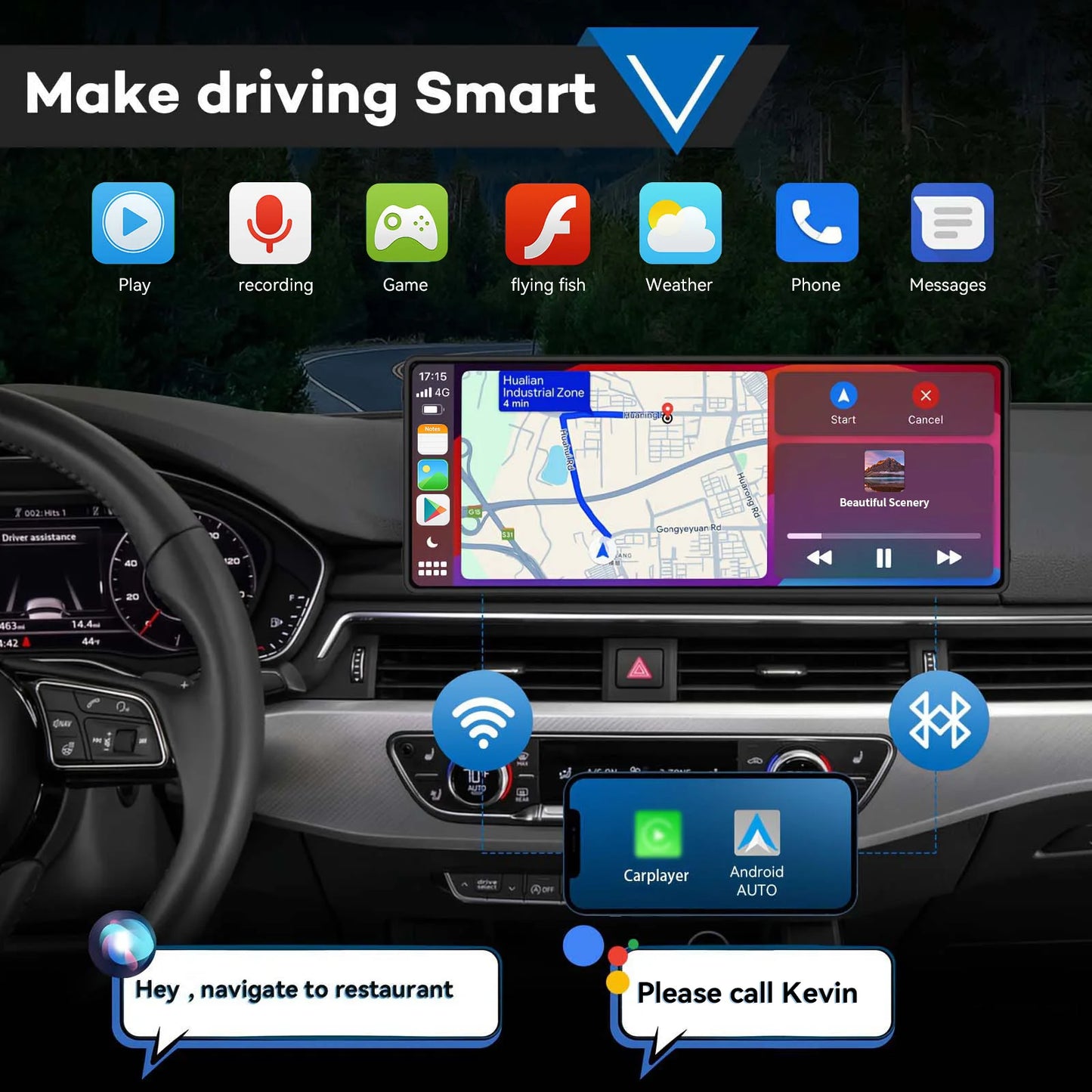 Pantalla Universal con CarPlay™